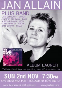 Jan Allain Album Launch at The Brunswick, Hove